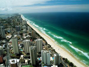 Overview of the gold coast