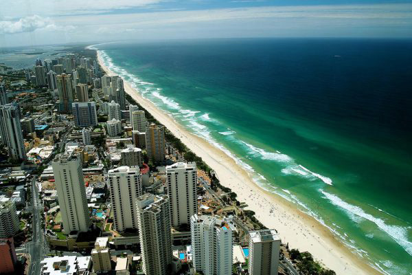 Overview of the gold coast