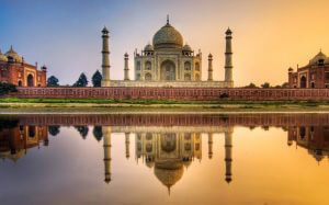 The taj mahal