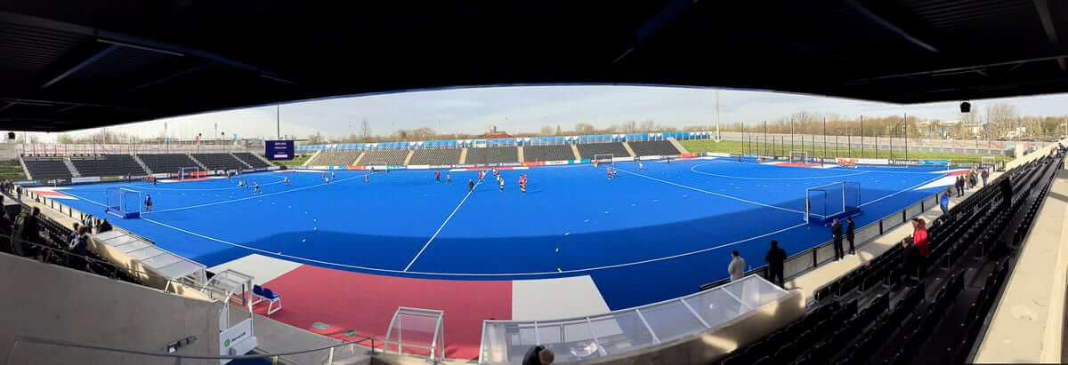 Wide shot-2 Wide shot hockey pitch
