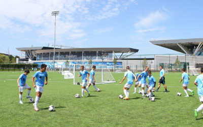 Coaching sessions at City Football Academy Manchester City FC Group 1